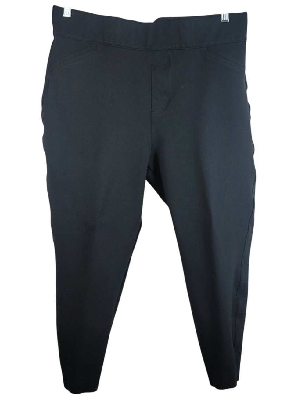 Spanx The Perfect Black Pant 2X Petite Skinny Back Seam Stretch Shaping 20251Q